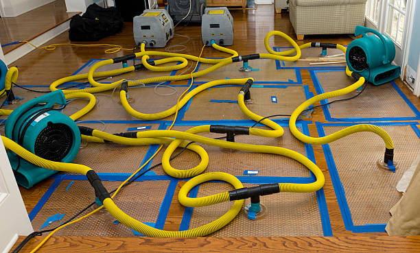 Professional Storm Water Damage Restoration technician working in Haverford, PA